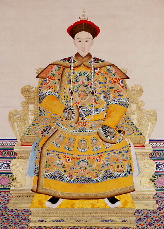 imperial portrait emperor guangxu painting