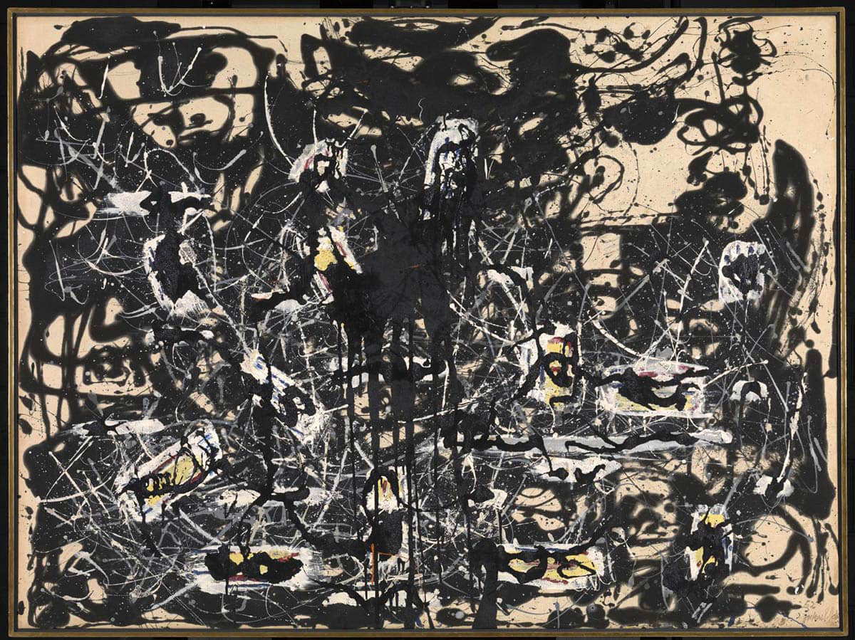 jackson pollock yellow islands painting