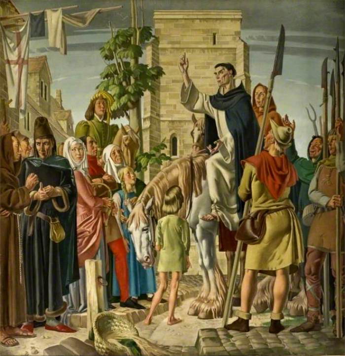 john ball 1381 peasants revolt painting