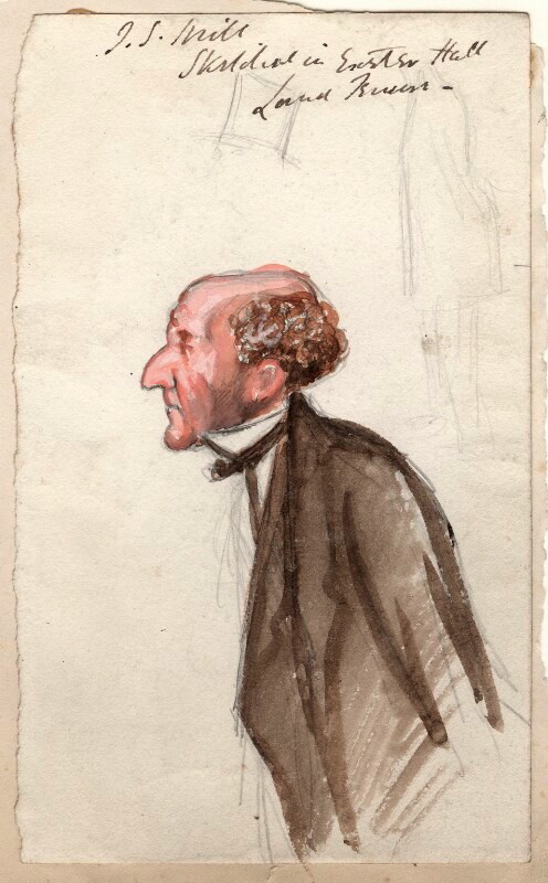 john stuart mill watercolor painting