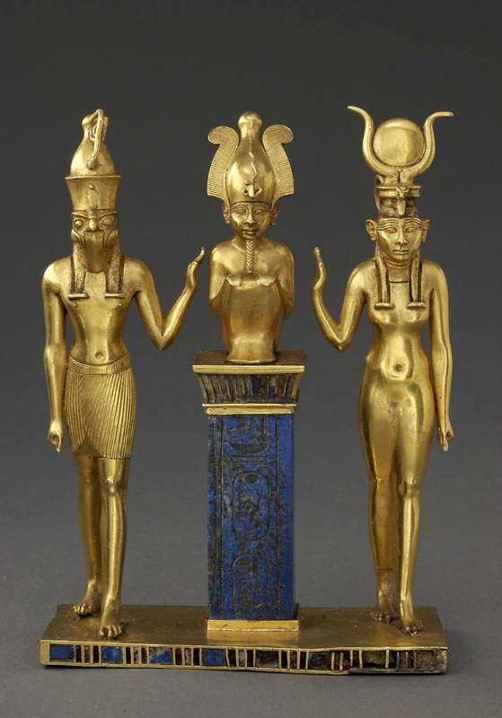 king osorkon isis osiris horus protective amulet golden