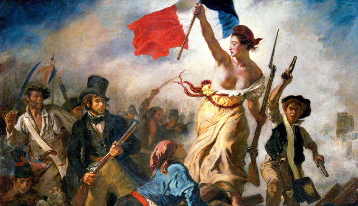 liberty leading the people enlightenment philosophers