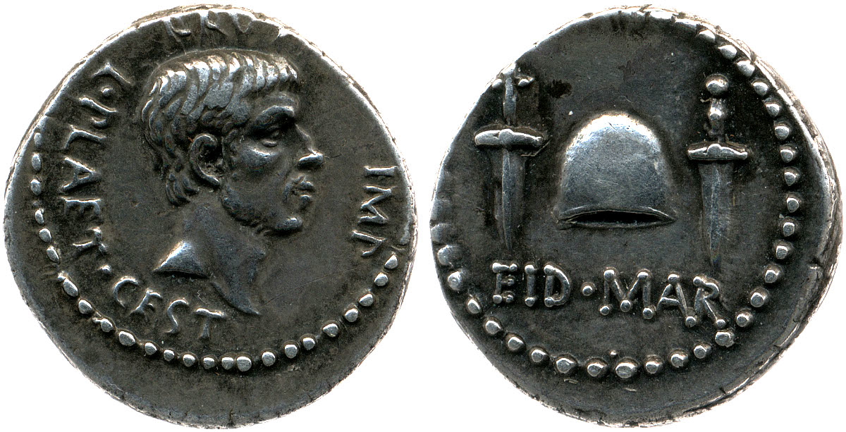 marcus junius brutus roman silver coin