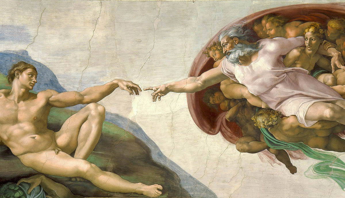 michelangelo creation adam detail featured