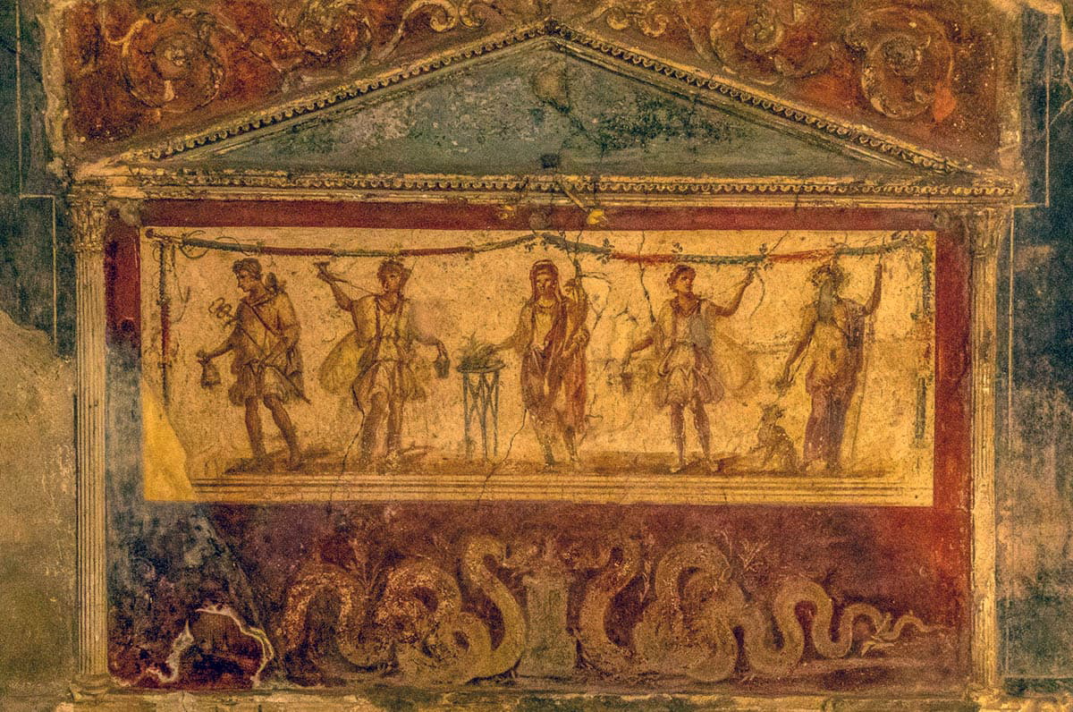 pompeii mural pax romana
