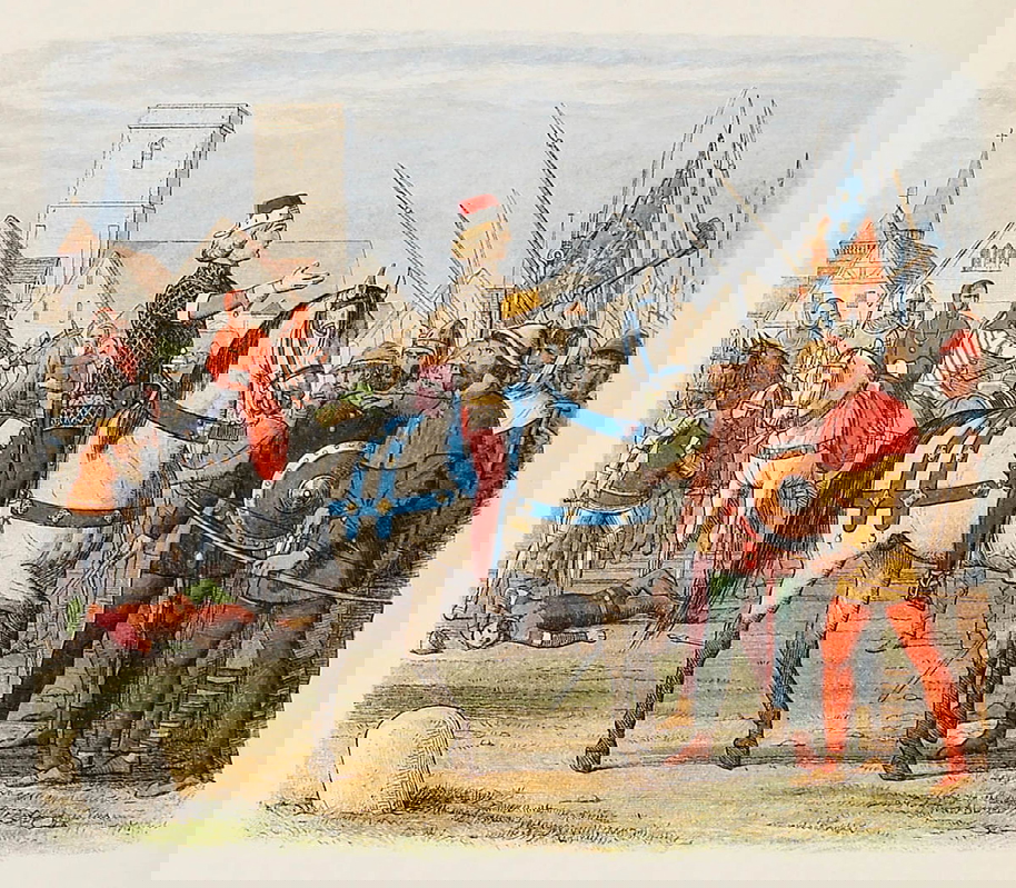 richard addresses peasants