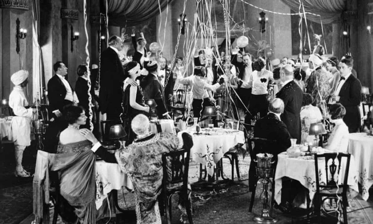 roaring twenties party scene photo 1920s