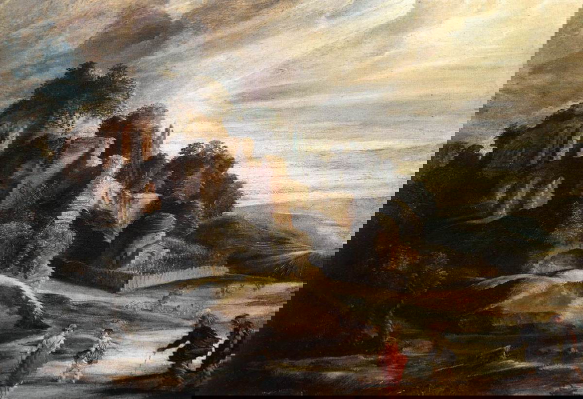 rubens palatine ruins painting