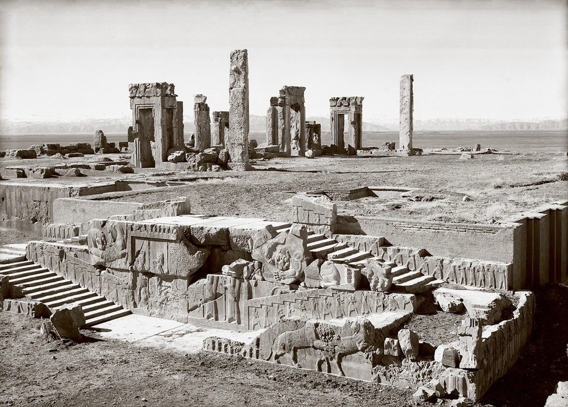 ruins palace xerxes photo