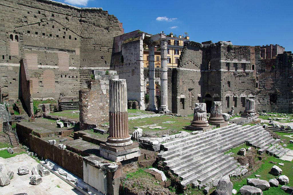 ruins rome forum augustus