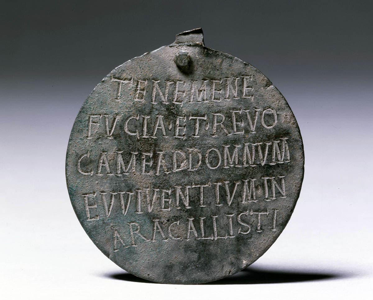 slavery in ancient rome slave collar tag