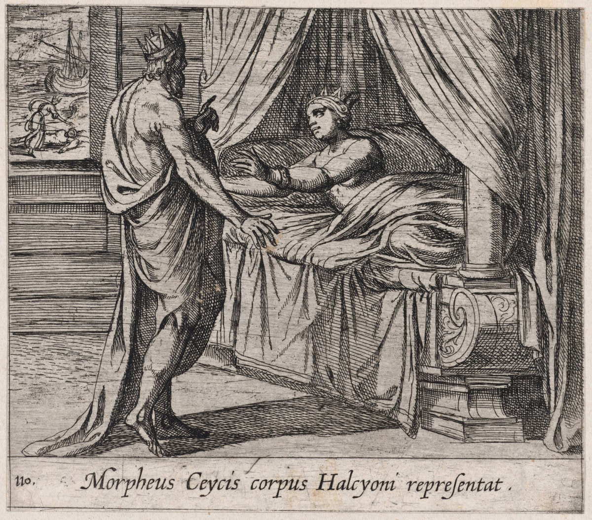 tempesta morpheus dream alcyone etching