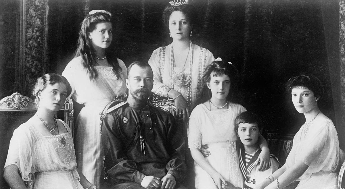 tsar nicholas ii his wife children russian empire