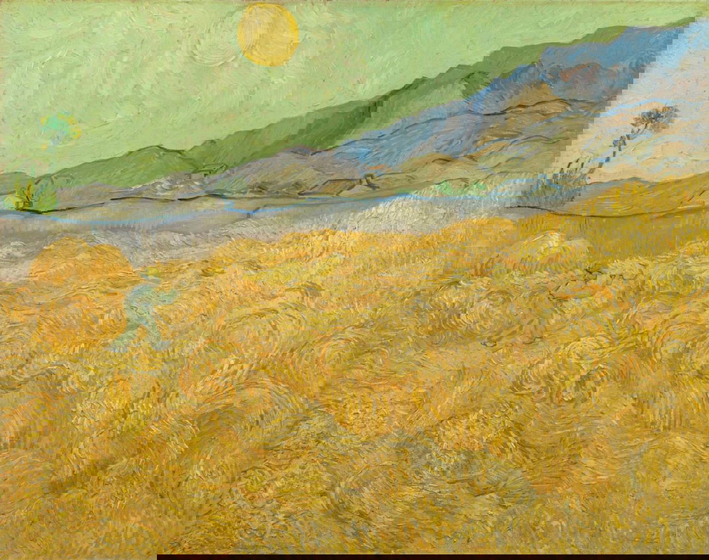 vincent van gogh wheatfield with reaper
