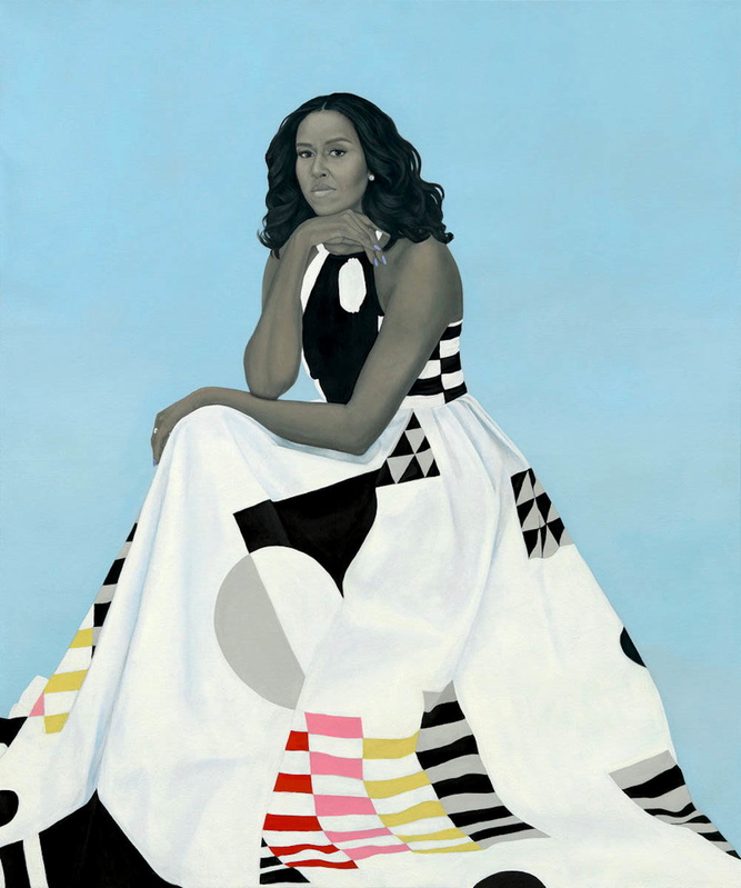 amy sherald michelle obama painting