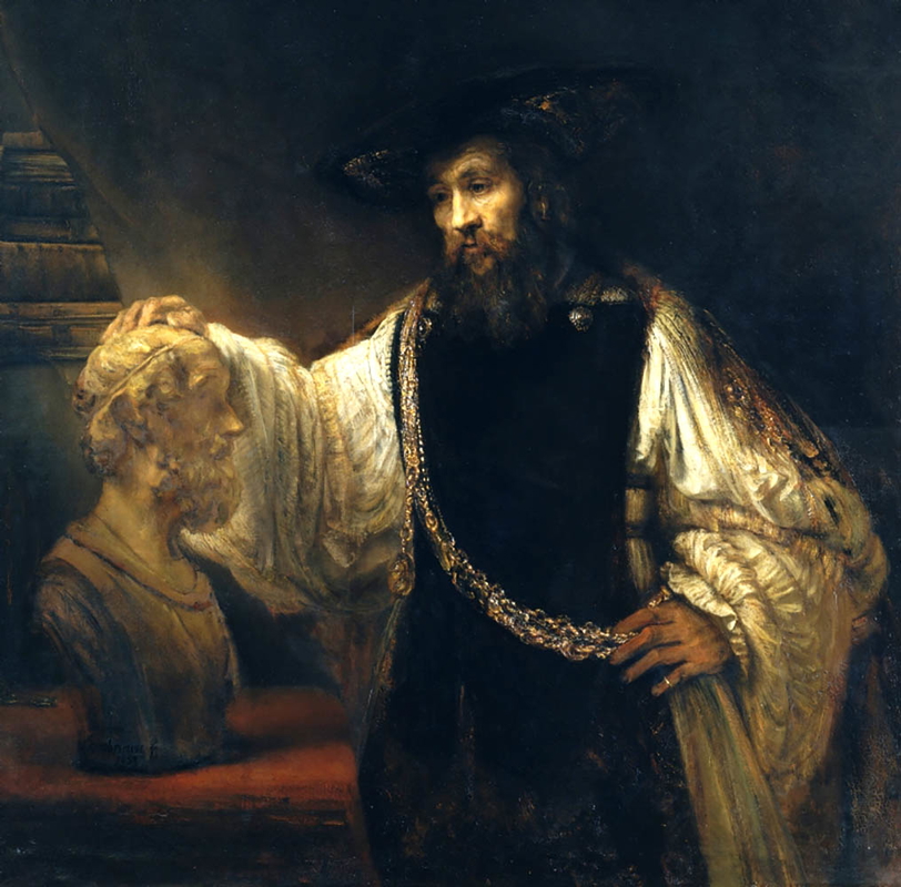 rembrandt aristotle homer