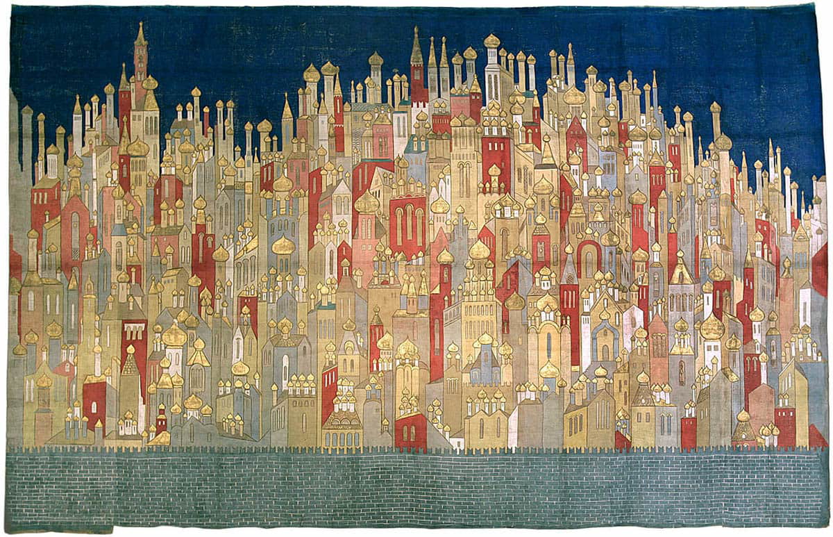 backcloth firebird ballet russes natalia goncharova
