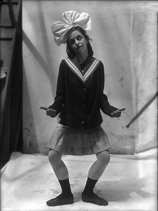 ballerina promotes massine parade ballets russes