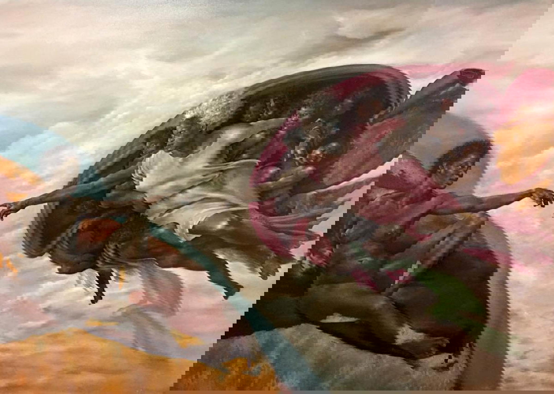 black artists harmonia rosales creation god painting