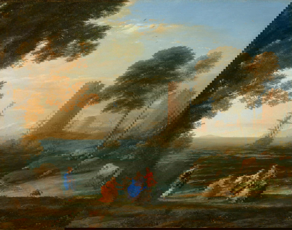 claude lorrain coast view