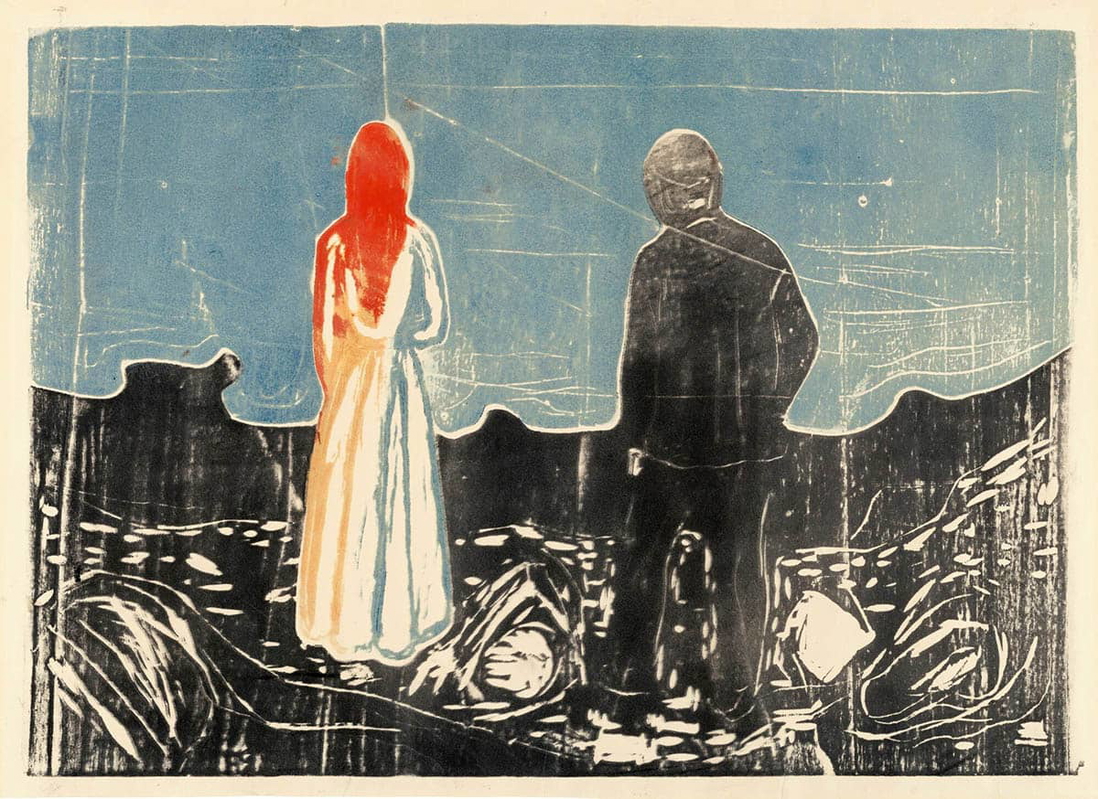 edvard munch lonely ones