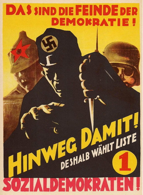 enemies of democracy spd propaganda 1930