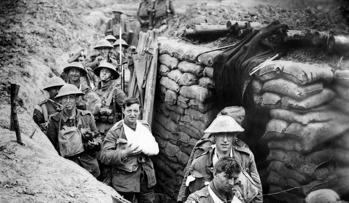 first world war trench
