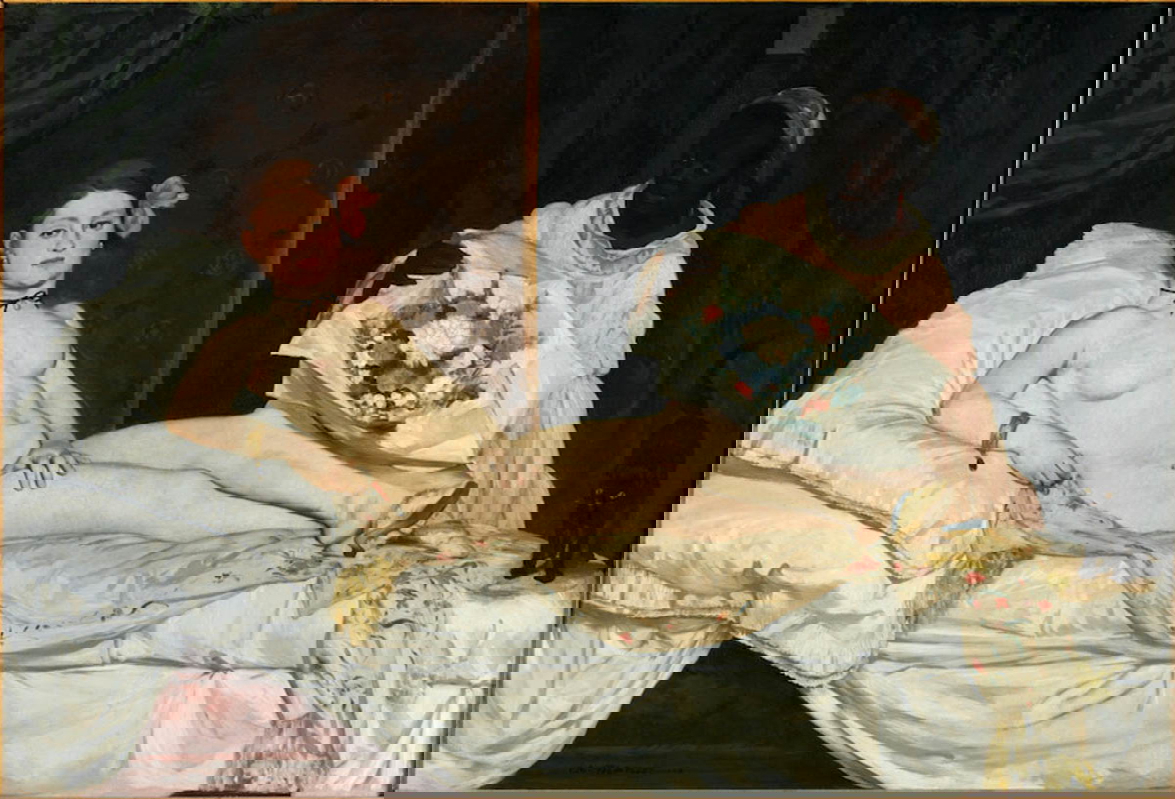 french painters eduoard manet olympia painting