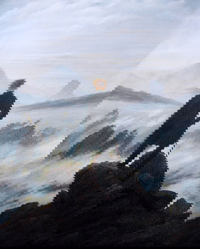 caspar david friedrich wanderer sea fog