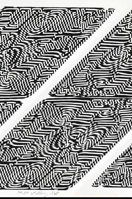 Keith Haring, The Labyrinth, 1989. Source: Christie’s