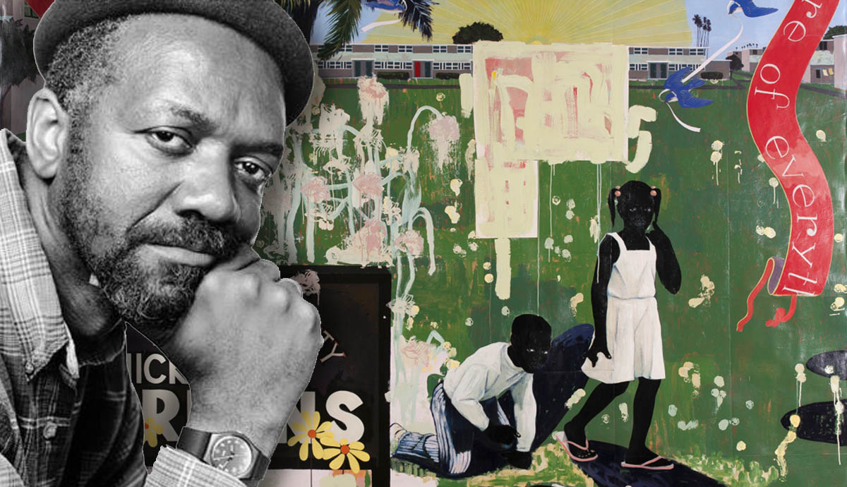 kerry james marshall portait and artwork