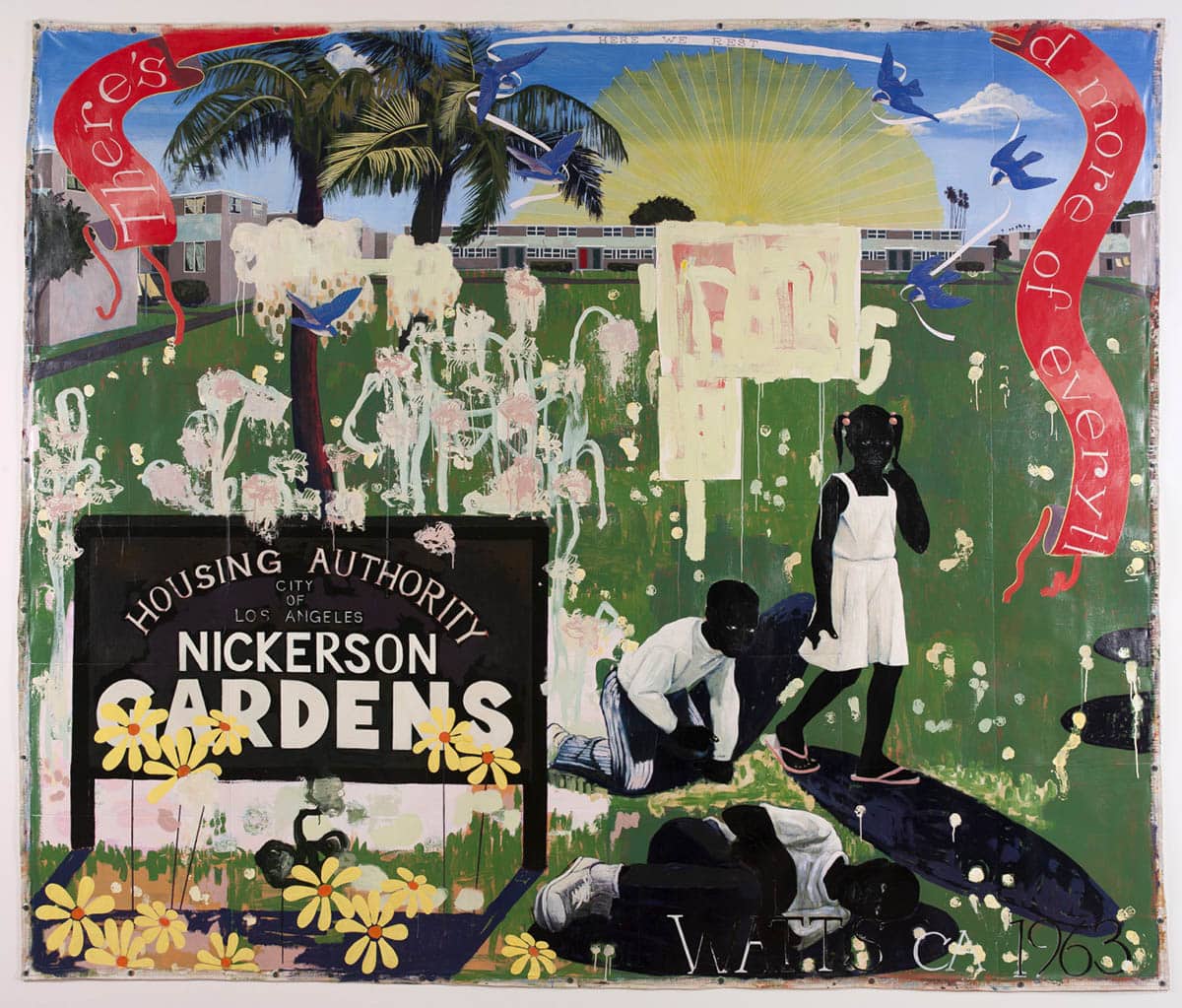 kerry james marshall watts 1963 painting