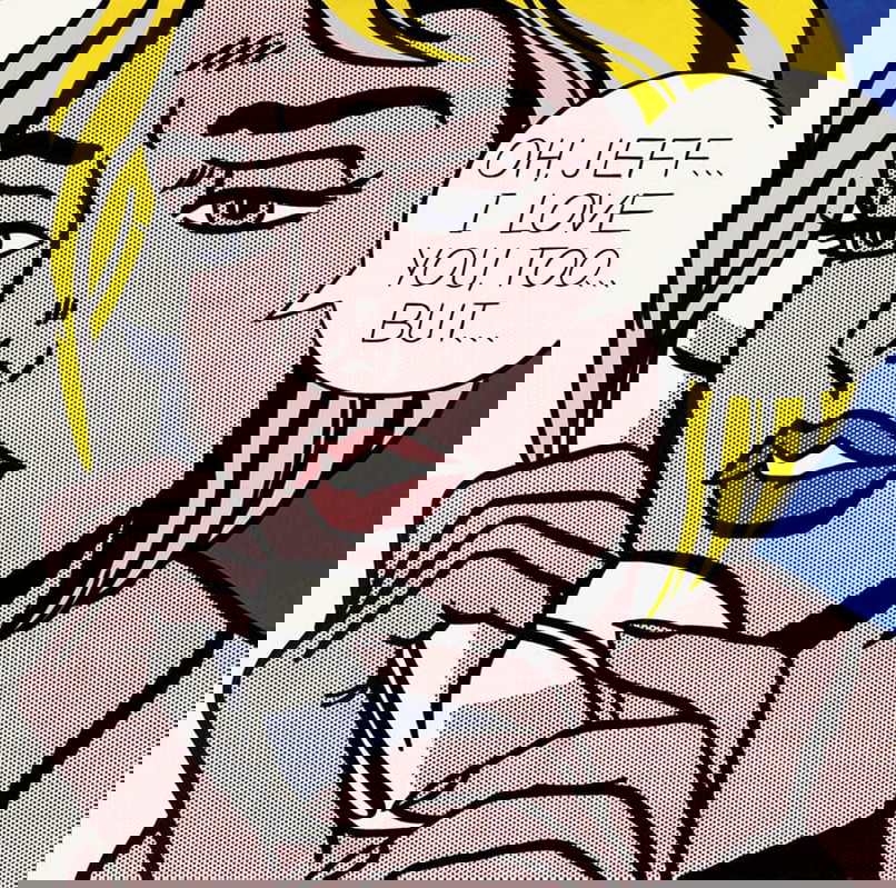 roy lictenstein oh jeff