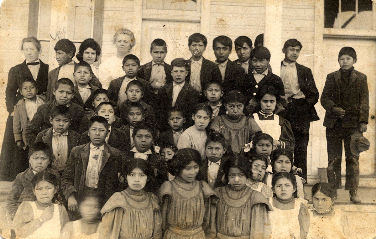 native american children westernized