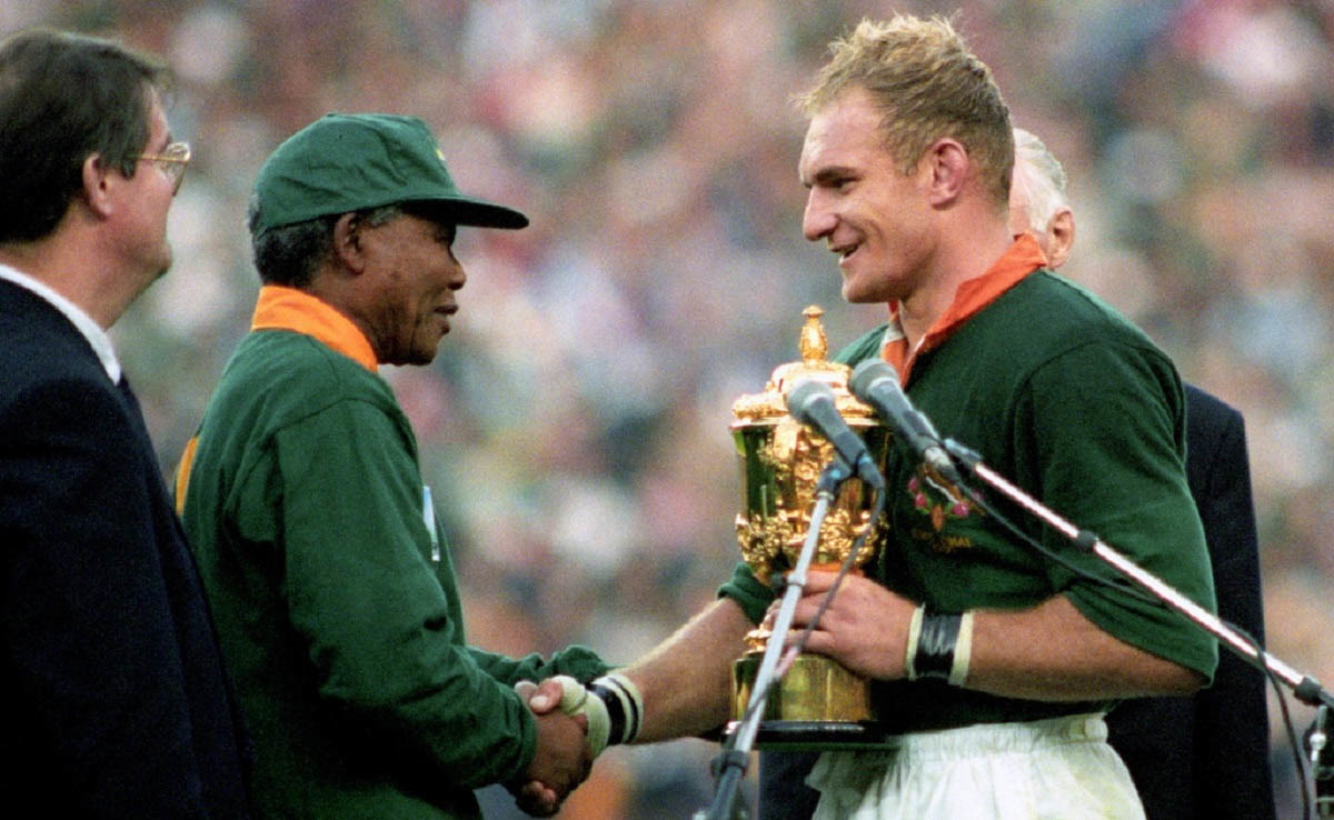 nelson mandela francois pienaar