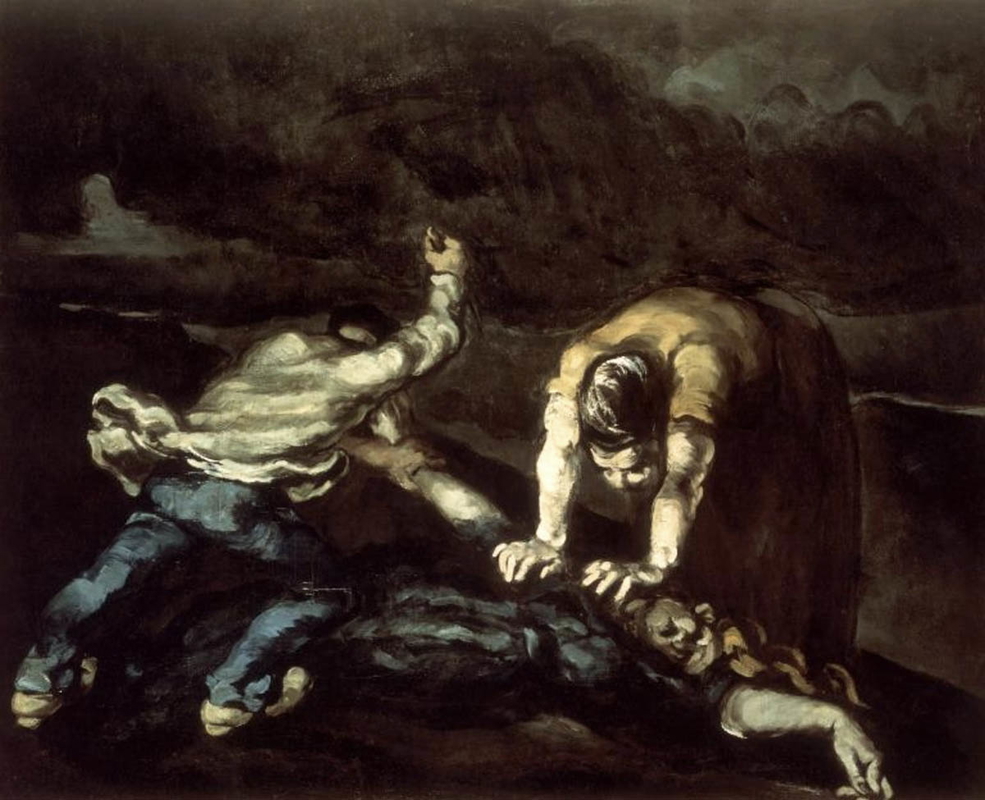 paul cezanne the murder painting