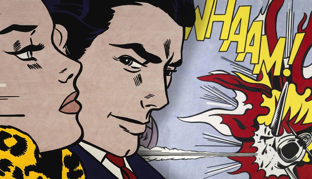 roy lichtenstein artworks in the car whaam