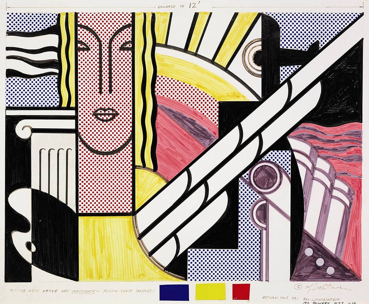 lichtenstein collage