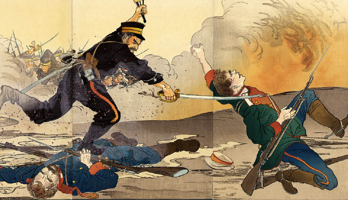 russo japanese war illustration
