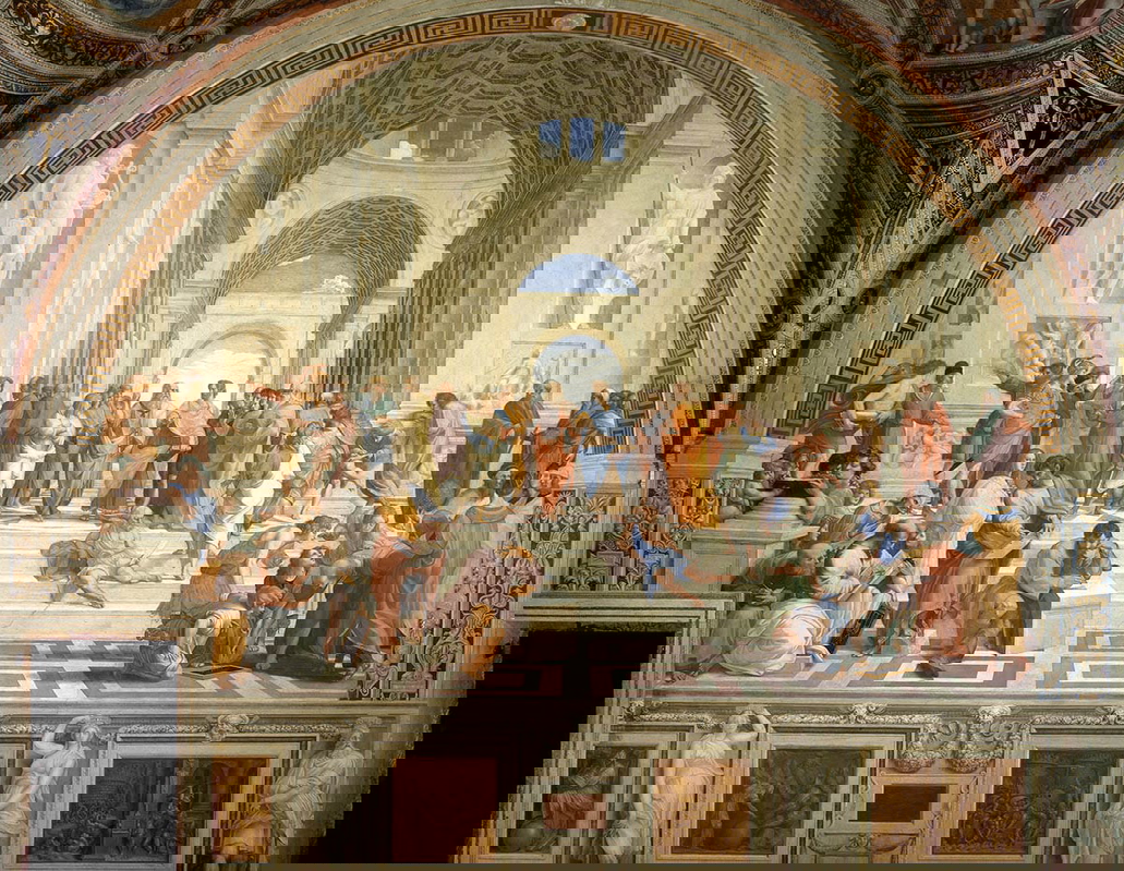 school of athens plato aristotle philosophers