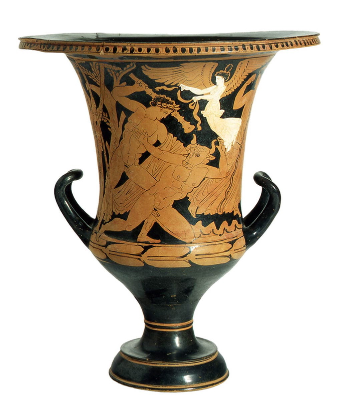 theseus amphora
