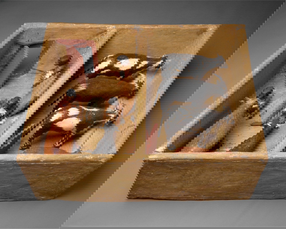 tomb of meketre model forcefeeding cattle