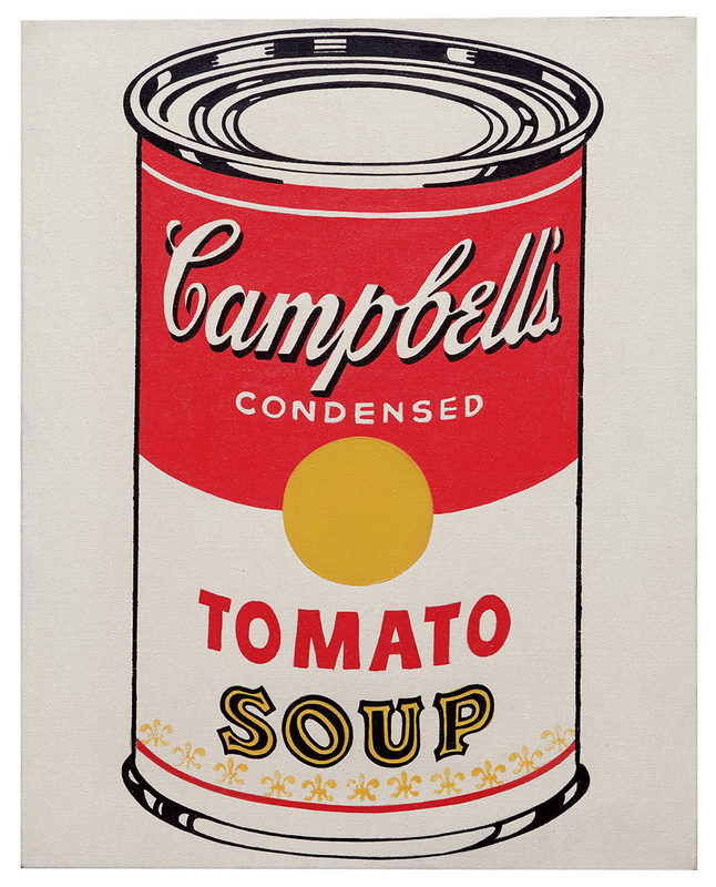 andy warhol soup can