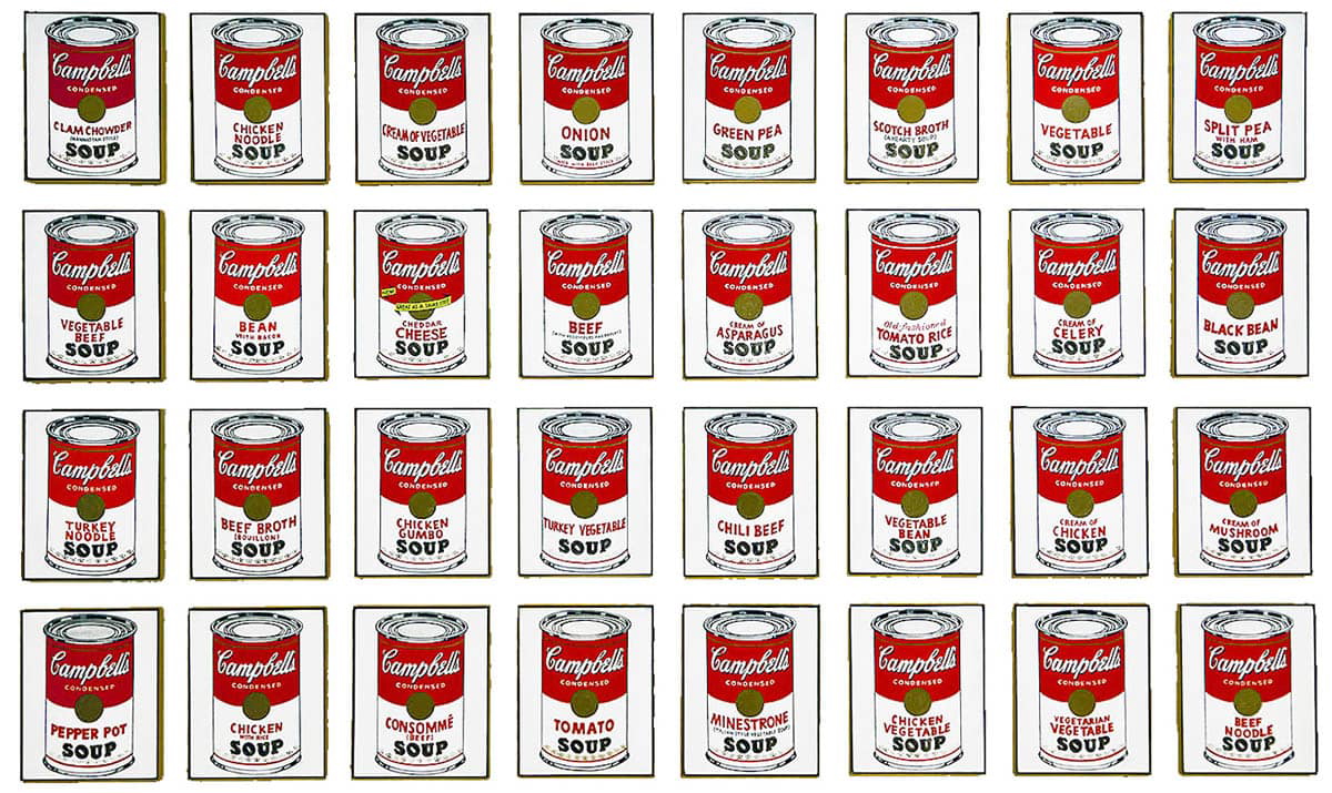 warhol soup cans