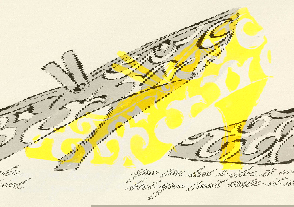 warhol shoe illustration