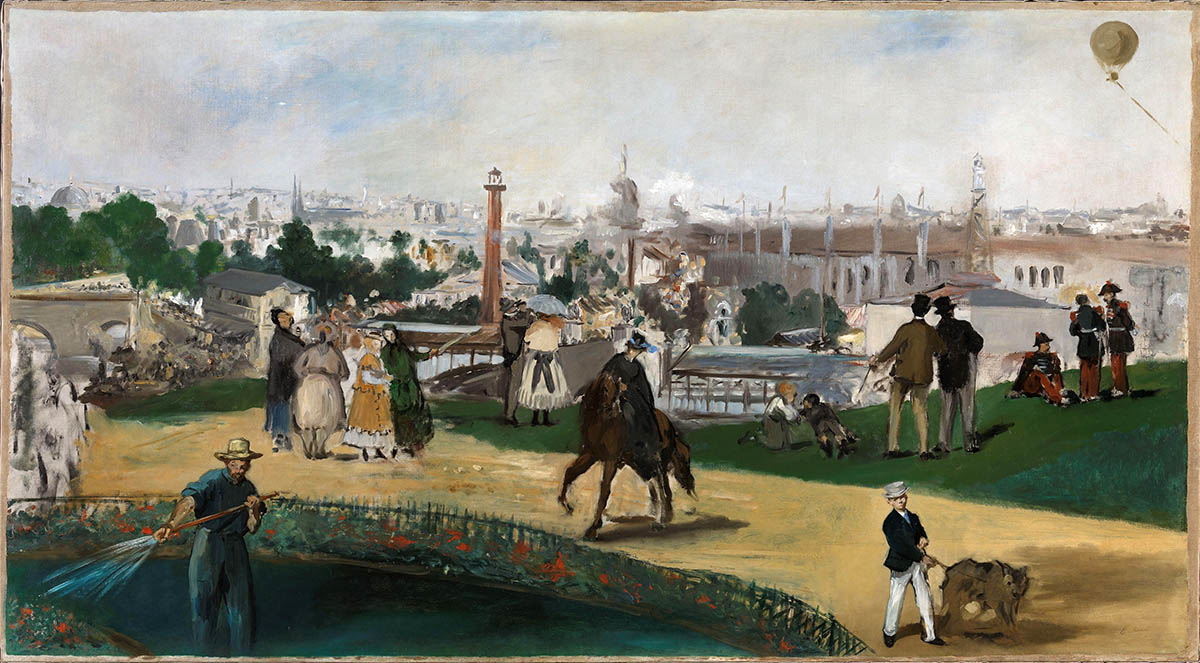 world expo edouard manet view 1867 exposition universelle