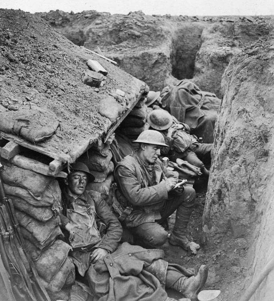 world war i trench writing