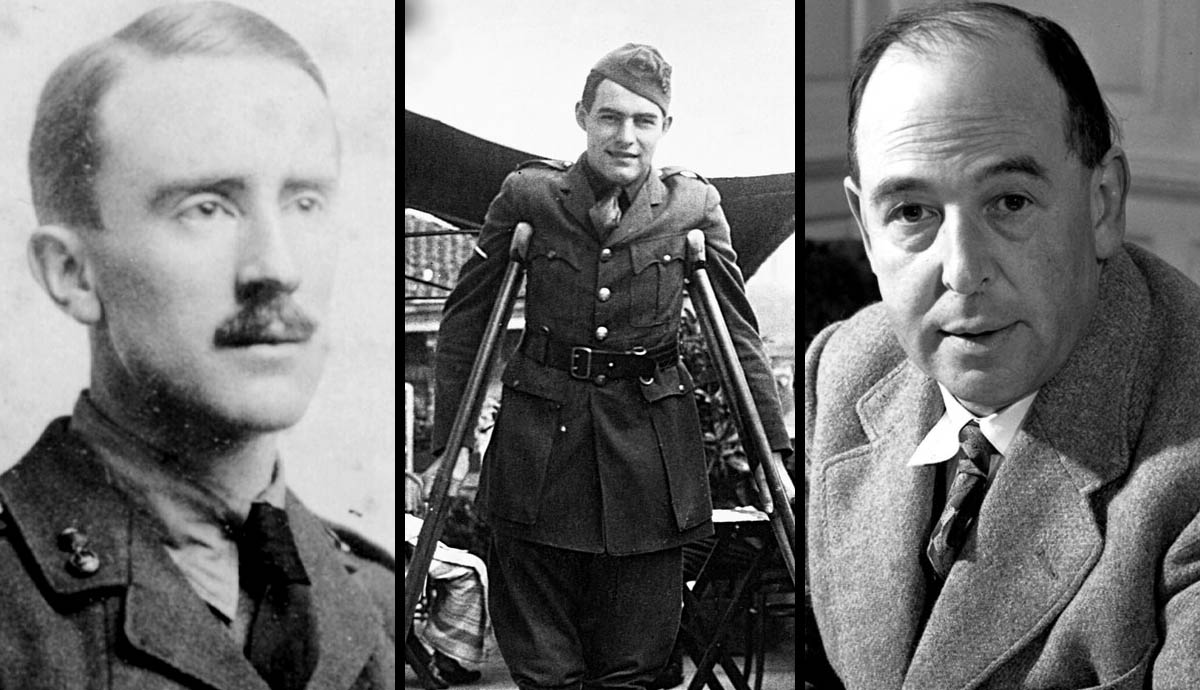 wwi authors lewis hemingway tolkien