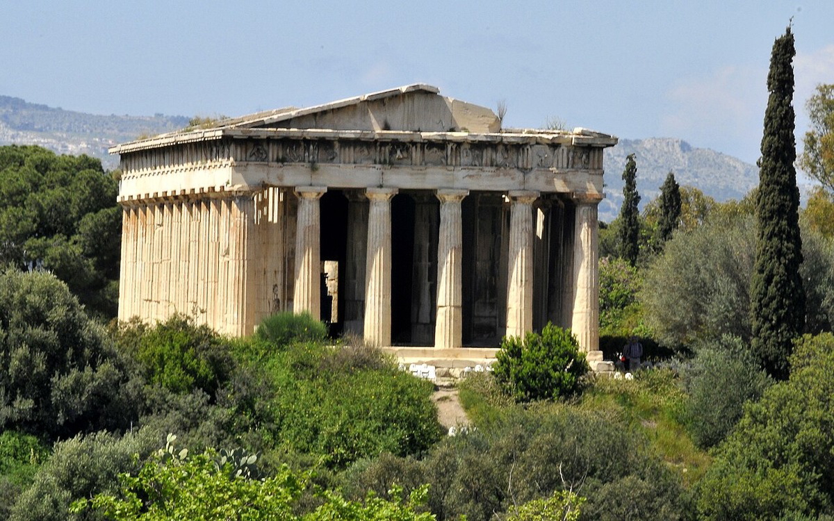 Temple of Hephaestus at Athens. Source: Wikimedia Commons