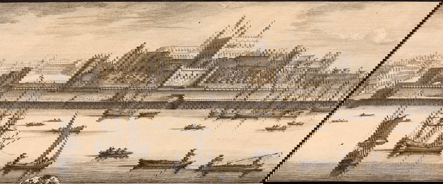 Tower of London south view Buck brothers